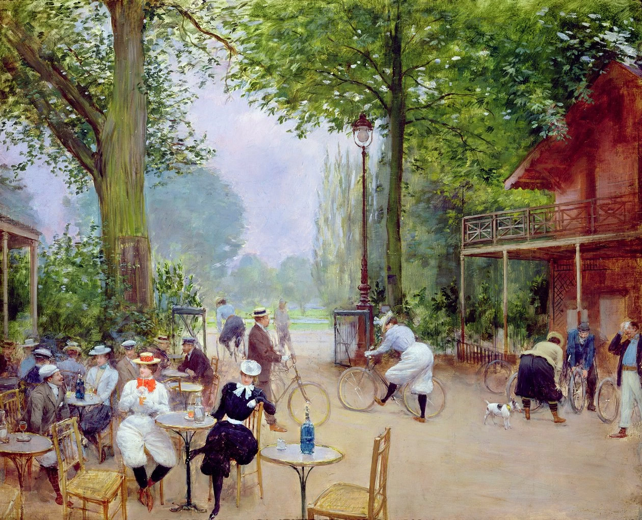 Lo Chalet du Cycle nel Bois de Boulogne, c.1900 - Musée Carnavalet, Parigi